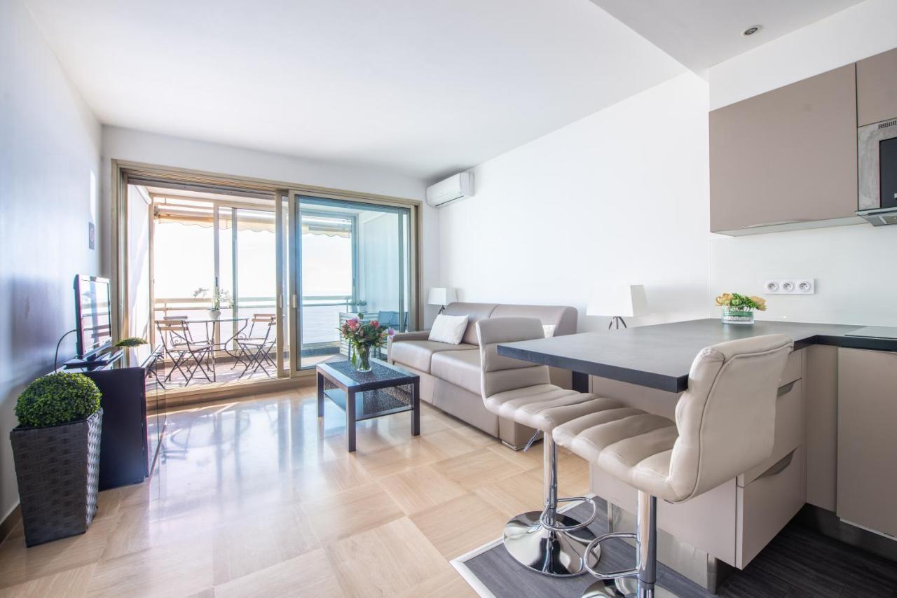 Sea Front - Panoramic Sea View Studio With Terrace Nice Buitenkant foto
