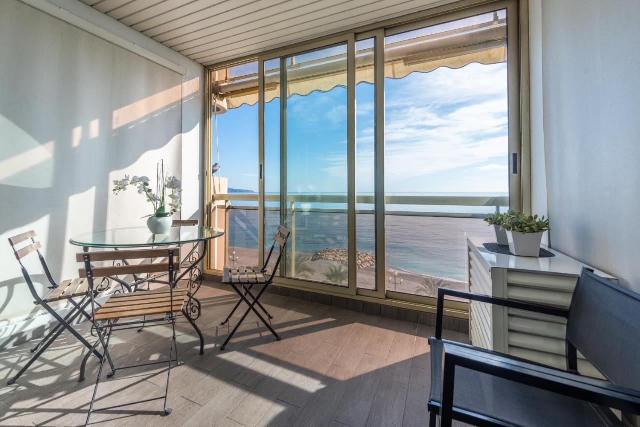 Sea Front - Panoramic Sea View Studio With Terrace Nice Buitenkant foto